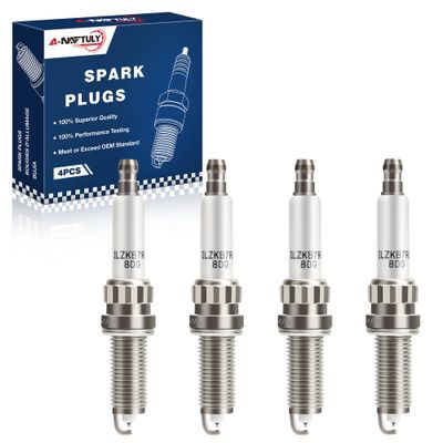 Iridium Platinum Spark Plugs 4 Pack Compatible with Mini Cooper 2007 2008 2009 2010 2011 2012 2013 2014 2015, Mini Cooper Countryman Paceman 2011-2016 L4 1.6L Replaces ILZKBR7B8G, ILZKBR7B8DG