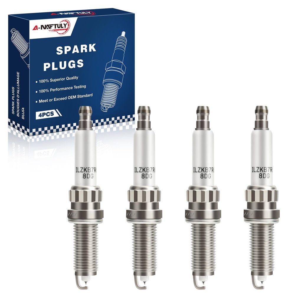 Iridium Platinum Spark Plugs 4 Pack Compatible with Mini Cooper 2007 2008 2009 2010 2011 2012 2013 2014 2015, Mini Cooper Countryman Paceman 2011-2016 L4 1.6L Replaces ILZKBR7B8G, ILZKBR7B8DG