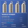 Iridium Platinum Spark Plugs 4 Pack Compatible with Mini Cooper 2007 2008 2009 2010 2011 2012 2013 2014 2015, Mini Cooper Countryman Paceman 2011-2016 L4 1.6L Replaces ILZKBR7B8G, ILZKBR7B8DG view 3