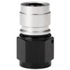 Podavelle 8AN Crimp PTFE Hose End Fitting Swivel Straight Aluminum Black view 1