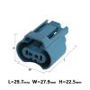 1 Set 2 Pin Female Plastic Housing Socket Car Headlight Fog Lamp Plug 9005 HB3 Auto Wire Connector(1 Set) view 3