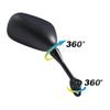 KQXAXSX Side Mirror Left Right Black for Honda CBR1000RR 2004-2007 view 3