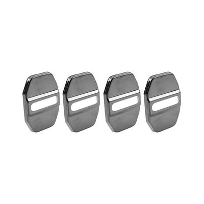 CNxinn10 Door Latch Guard Door Entry Guard Car Door Lock Protective 4 Pcs for BMW 2 Series U06 2021+ Stainless Steel Titanium Black