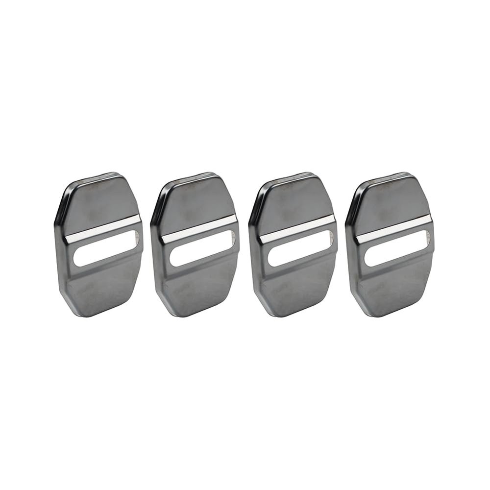 CNxinn10 Door Latch Guard Door Entry Guard Car Door Lock Protective 4 Pcs for BMW 2 Series U06 2021+ Stainless Steel Titanium Black