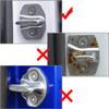 CNxinn10 Door Latch Guard Door Entry Guard Car Door Lock Protective 4 Pcs for BMW 2 Series U06 2021+ Stainless Steel Titanium Black view 4