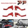 CBTFGTV Clutch Brake Lever Set for Sportster for XL 883 1200 48 72 for Iron 2014-2017 2018 2019 2020 2021 2022 Short Brake Clutch Hand Control Lever Brake Clutch Levers(2-Finger Blue) view 3