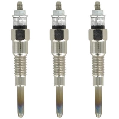 XYZIL 3X Glow Plug 16851-65510 16851-65512 for Kubota D722 D902 D905 D1005 D1105 V1505 V1305 Z482 RTV900 RTV1100 B1700D B1700E ZD21 ZD326 ZD331 BX1800D BX1830D KX41-2 F2560 F2680E F3680 G1800 G2160