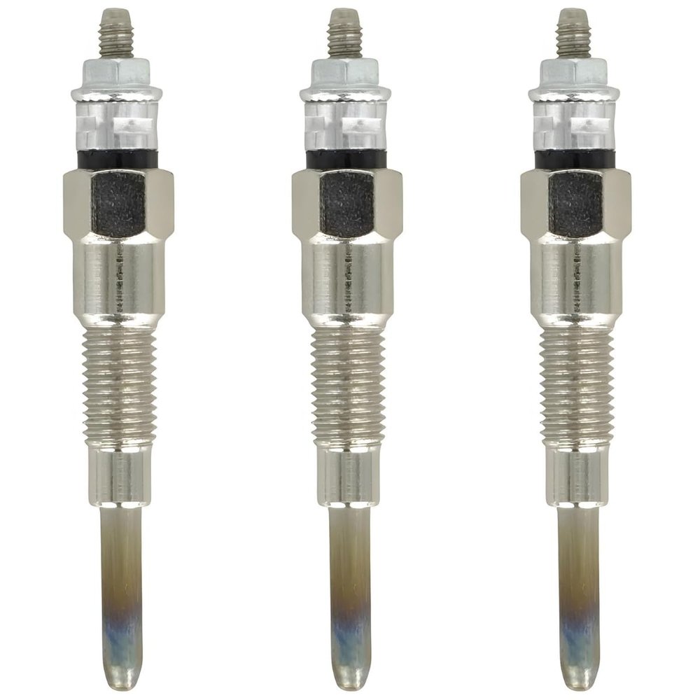 XYZIL 3X Glow Plug 16851-65510 16851-65512 for Kubota D722 D902 D905 D1005 D1105 V1505 V1305 Z482 RTV900 RTV1100 B1700D B1700E ZD21 ZD326 ZD331 BX1800D BX1830D KX41-2 F2560 F2680E F3680 G1800 G2160