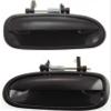 AUTOS PARTS PLUS Set Of 2 Rear Exterior Door Handle Smooth Black Plastic Without Keyhole Right Passenger & Left Driver Side Direct Replacement Compatible With 1996-2000 Honda Civic HO1521101 HO1520101 view 2