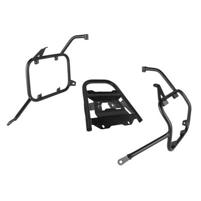 Motorcycle Luggage Case Saddlebag Support Bracket Side Panniers Rack Compatible With Compatible Models F800GS F700GS 2009-2017(One Set BK)