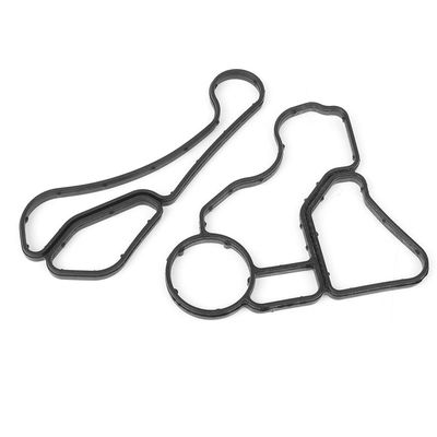 CNxinn10 Car 11427525335 11427537293 Oil Filter Gasket Housing Seal Set for BMW 640i 740Li 740i Active Hybrid X1 X3 X4 X5 X6 Black