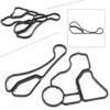 CNxinn10 Car 11427525335 11427537293 Oil Filter Gasket Housing Seal Set for BMW 640i 740Li 740i Active Hybrid X1 X3 X4 X5 X6 Black view 4