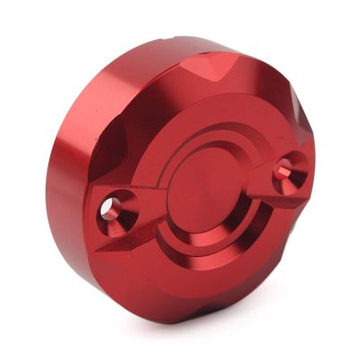 CNxinn10 Front Brake Oil Cover Cap Fluid Reservoir CNC Red Motorbike for Ducati Aprillia 1199/1299 Panigale 939 SuperSpor 959 Panigale