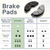Brake Pads Rear Ceramic Disc Brake Pads Set for Mercury Tracer 1.8L view 3
