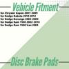 Brake Pads Rear Ceramic Disc Brake Pads Set for Dodge Ram 1500 Van 5.2L view 2