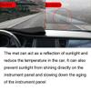 Rbanna1 Dashboard Cover dashboard Silicone Non-Slip Sun Shade for KIA Forte Cerato K3 2014-2018, RHD view 4