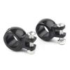 Rbanna1 Motorcycle Crash Bar Highway Foot Peg Mount Bracket For 1 1/4inch 32mm Guard/Tube Universal for Harley Black view 2