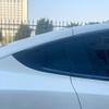 UYITO Window Trim Chrome Delete Blackout Overlay Pre-Cut Genuine Vinyl KK for Tesla Model X 2016-2020 Glossy Black Pattern view 3