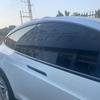 UYITO Window Trim Chrome Delete Blackout Overlay Pre-Cut Genuine Vinyl KK for Tesla Model X 2016-2020 Glossy Black Pattern view 4