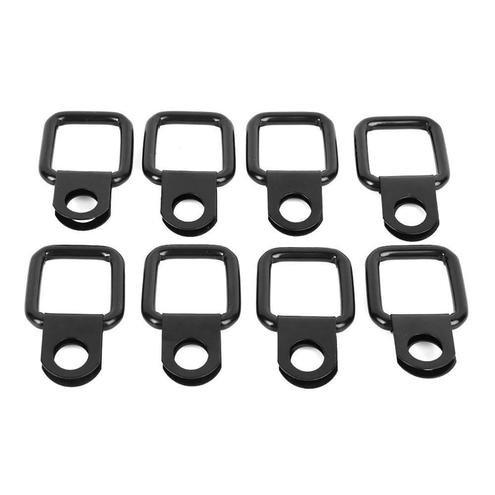 Pissente D Ring Anchors Quick Removal Fastener Tie Downs for JK YJ TJ JKU Sports Sahara X Unlimited, 8 Pieces