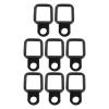 Pissente D Ring Anchors Quick Removal Fastener Tie Downs for JK YJ TJ JKU Sports Sahara X Unlimited, 8 Pieces view 3
