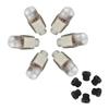 LED Valve Stem Caps Lights,Tire Valve Light, LED Wheel Lights, Waterproof LED Flashing Light, Tire Valve Caps Lamp for Car Bike Motorcycle,Waterproof Spoke Flash Lights(Pack of 6)(Green),by XSPANDER view 1
