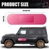 2PCS Car Bandaid Sticker, Giant Car Bumper Sticker Large Bandage Decal, Bandage Funny Automotive Decal, Car Decor Accessories Band-Aid Shape Stickers Large Decals Universal for Vehicle (Red*1) view 2