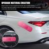 2PCS Car Bandaid Sticker, Giant Car Bumper Sticker Large Bandage Decal, Bandage Funny Automotive Decal, Car Decor Accessories Band-Aid Shape Stickers Large Decals Universal for Vehicle (Red*1) view 3
