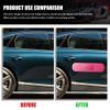 2PCS Car Bandaid Sticker, Giant Car Bumper Sticker Large Bandage Decal, Bandage Funny Automotive Decal, Car Decor Accessories Band-Aid Shape Stickers Large Decals Universal for Vehicle (Red*1) view 4