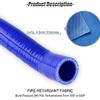 VLOCEMNYE Silicone Coolant Radiator Hose Kit For Lancia Delta integrale And Evo Radiator To Turbo Red view 2