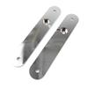 Cninba13 Aluminum Front Turn Signal Mounting Light Relocation Bracket Chrome for Harley Street Electra Glide for Road King view 2