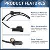 INFINAUTO ABS Wheel Speed Sensor Front Right ABS Sensor Anti-lock Braking System Sensor No.30712095 for Volvo XC90 2003-2014 view 3