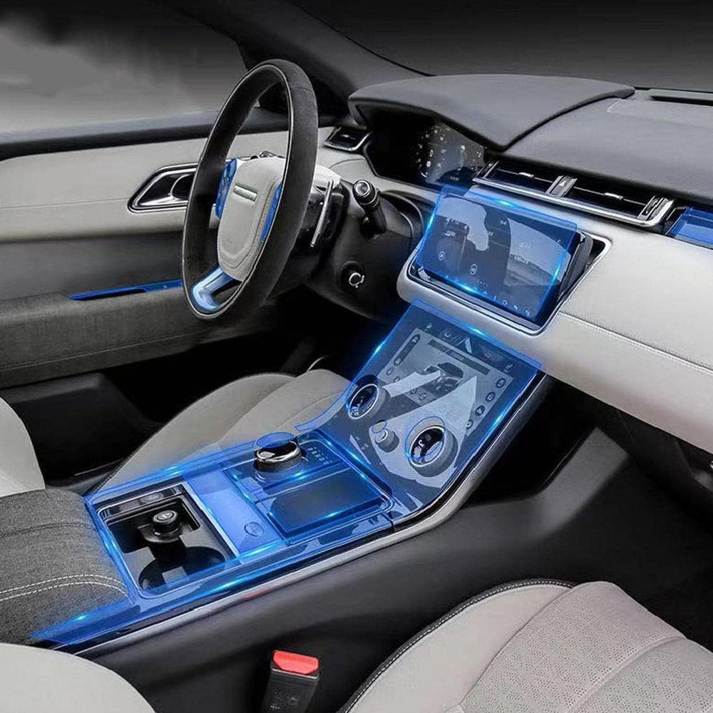 MIOSEA Car Interior Center Console TPU Protective Film for Land Range Rover Velar 2019-2021