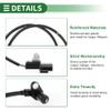 Motoforti ABS Wheel Speed Sensor ABS Sensor Anti-lock Braking System Sensor for Mitsubishi Lancer 2002-2007 No.MR527312 Front Right view 3