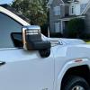 Car Truck Antenna with Tire Valve Caps American Flag Universal Short Replacement for GMC Sierra Chevy Silverado Dodge Ram 1500 2500 3500 Ford F150 F250 F350 Super Duty Raptor Accessories, Chrome view 3