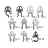 DEVFGTQA 20 PCS Car Fastener Hood Bonnet Prop Rod Support Clip Nylon Plastic Retainer(NO.6 20Pcs) view 3
