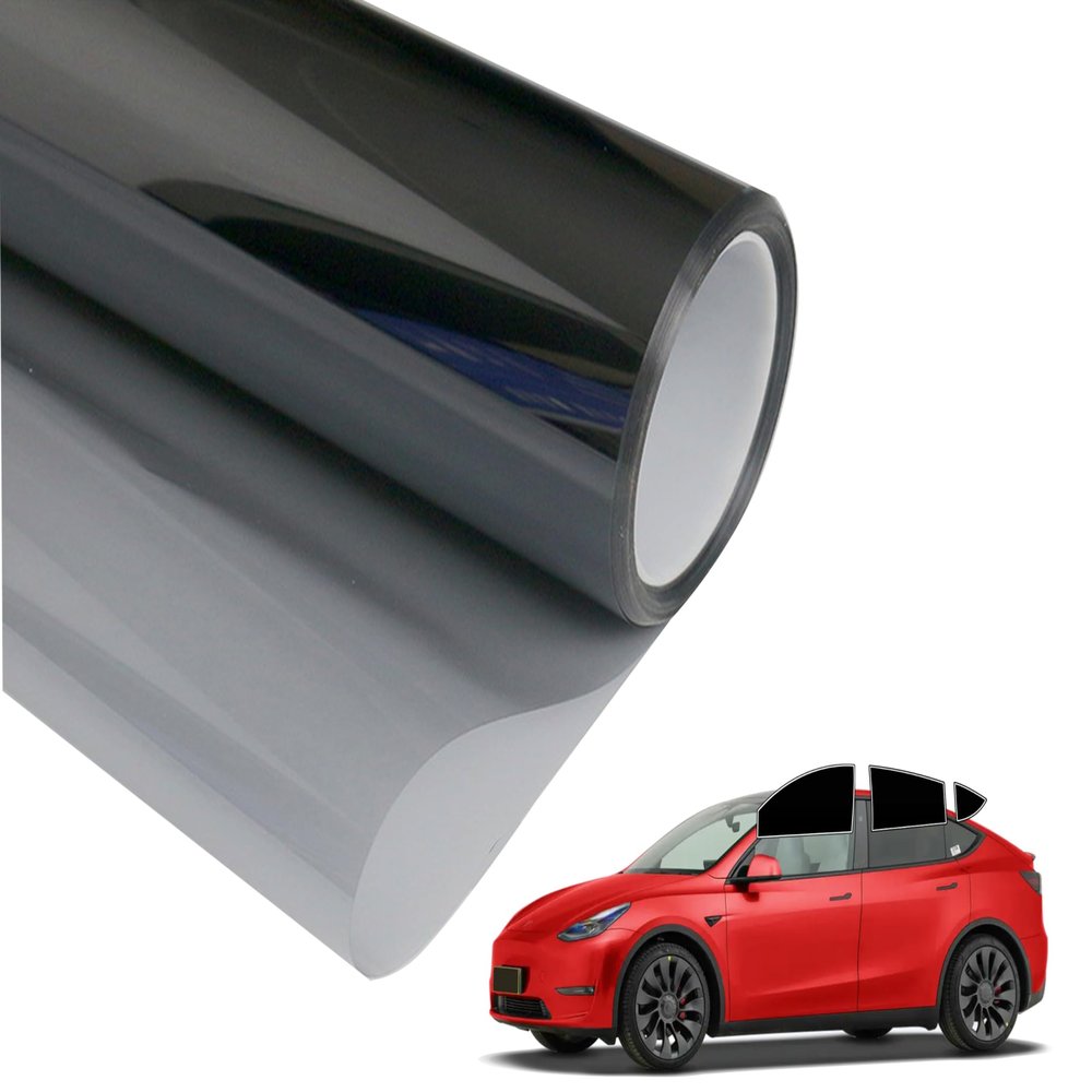 2Ply Premium Window Tint Film for Car 20''in x 10'ft (05% VLT), Protects Privacy, Blocks UV and Reduces Heat, Film Roll for Car Front Window,Rear Window, Windshield and Sun Strips