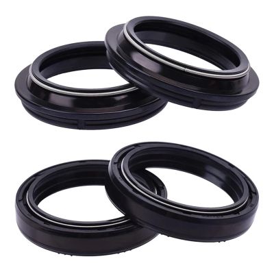 43x55x9.5/10.5 Front Fork Suspension Damper Oil Seal 43 55 Dust Cover For 821 STRIPE 2016-2017 HYPERMOTARD 939(2pcs seal 2pc cover)