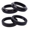 43x55x9.5/10.5 Front Fork Suspension Damper Oil Seal 43 55 Dust Cover For 821 STRIPE 2016-2017 HYPERMOTARD 939(2pcs seal 2pc cover) view 1