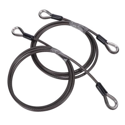 ariarly Trailer Gate Lift Cable, High Strength Metal Rope with EZ Spring Clip, Replacement for Gorilla Trailer Tailgate Lift, OE 125542