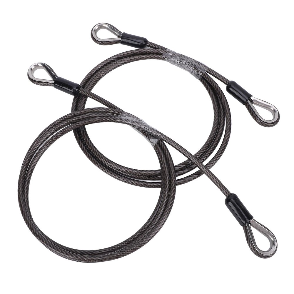 ariarly Trailer Gate Lift Cable, High Strength Metal Rope with EZ Spring Clip, Replacement for Gorilla Trailer Tailgate Lift, OE 125542
