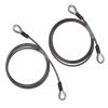 ariarly Trailer Gate Lift Cable, High Strength Metal Rope with EZ Spring Clip, Replacement for Gorilla Trailer Tailgate Lift, OE 125542 view 2