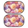 Pensura Dahlia Pattern Car Window Shades for Baby 2 Pack UV Protection Car Window Shade for Baby Interior Accessories Automotive Sun Protection Baby from UV and Sun Glare view 1