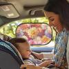Pensura Dahlia Pattern Car Window Shades for Baby 2 Pack UV Protection Car Window Shade for Baby Interior Accessories Automotive Sun Protection Baby from UV and Sun Glare view 2