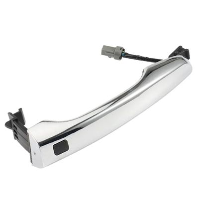 Car Driver Side Exterior Door Handle Car Outside Door Handle Replacement, /Fit for Hyundai Elantra AD 2016-2019 Keyless Entry with Button 82661-F2210 Right Side Car Exterior Door Handle Driver(Left)