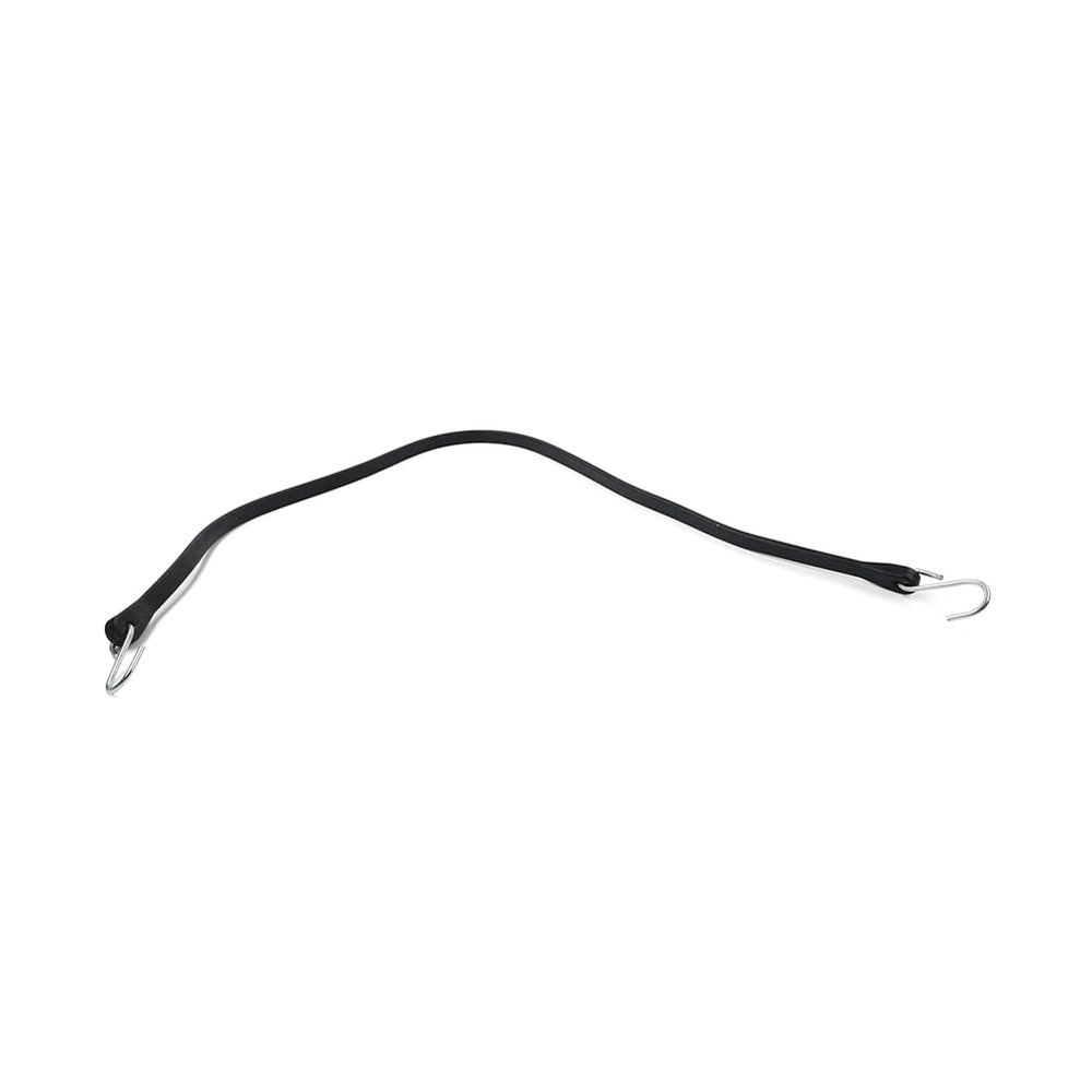 Cnaloo12 1pc LR116199 Rubber Tarp Straps Heavy Duty Outdoor Tie Down Straps Bungee Cords With Hooks 41" Rubber Black Auto For Universal Vehicle Motorcycles Watercraft