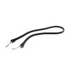 Cnaloo12 1pc LR116199 Rubber Tarp Straps Heavy Duty Outdoor Tie Down Straps Bungee Cords With Hooks 41" Rubber Black Auto For Universal Vehicle Motorcycles Watercraft view 4