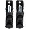 Motorcycle Rear Passenger Footrests, Nonslip Pedal Footrest Suitable for GN125 / QJ25 / GS125 GT125-5, Easy Installation, Rear Riders Black view 1