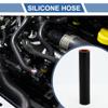X AUTOHAUX 1 Set Straight Coupler Silicone Hose 22mm/0.87" ID 150mm/5.91" Length 0 Car Silicone Hose Coolant Hose W/Clamps 3-Ply 4mm Thick Air Intake/Turbo/Intercooler Piping Tube Black Red view 2