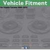 Rear Brake Drums Set (306mm) for Toyota Tacoma 4.0L view 2